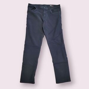 Faherty Men Terry Stretch Straight Legs 5-Pockets Cotton Blend Gray Size 35 x 30